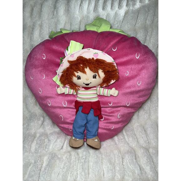 Vintage Strawberry Shortcake Plush‎ Pillow - Picture 1 of 9